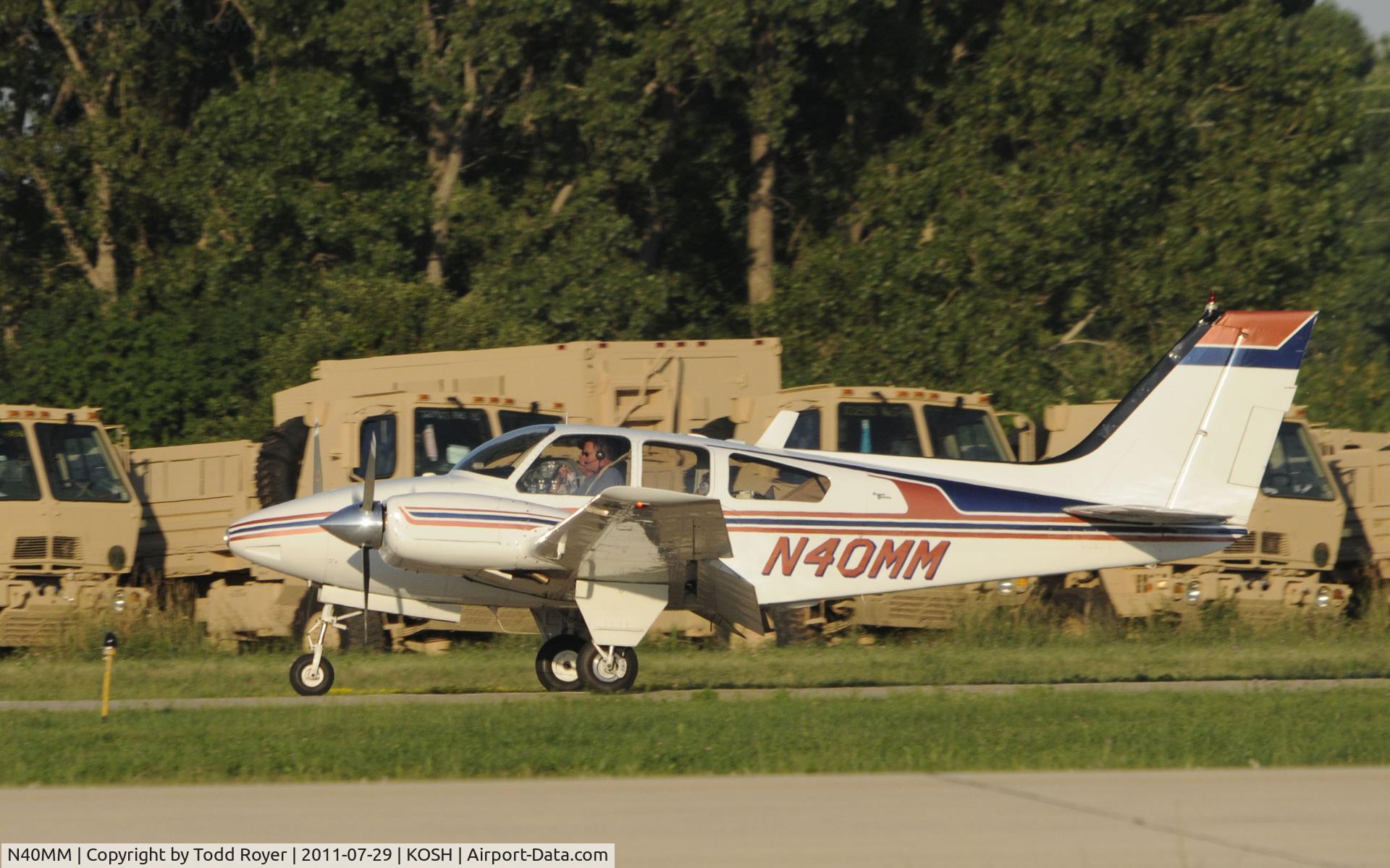 N40MM, 1964 Beech 95-B55 (T42A) Baron C/N TC-740, AIRVENTURE 2011