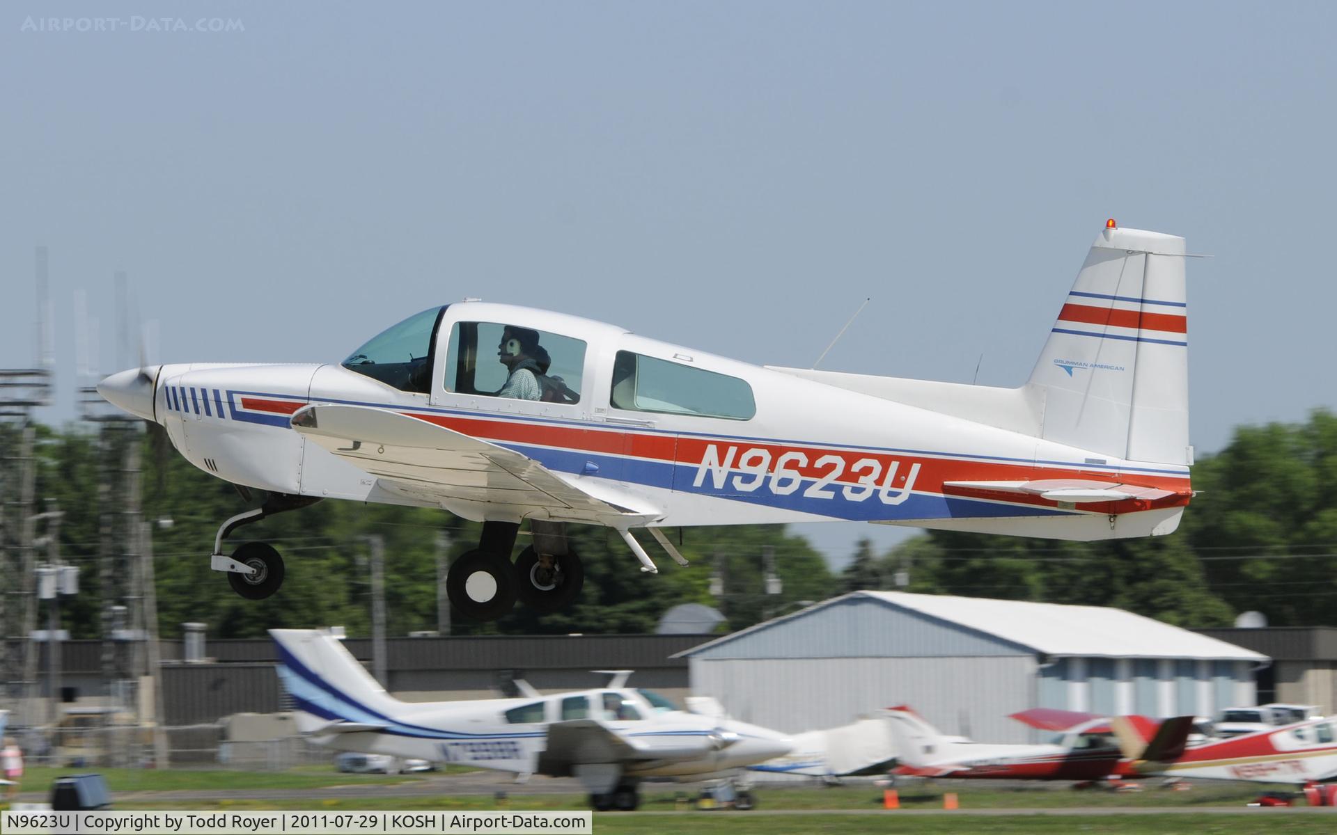 N9623U, 1975 Grumman American AA-5 Traveler C/N AA5-0823, AIRVENTURE 2011
