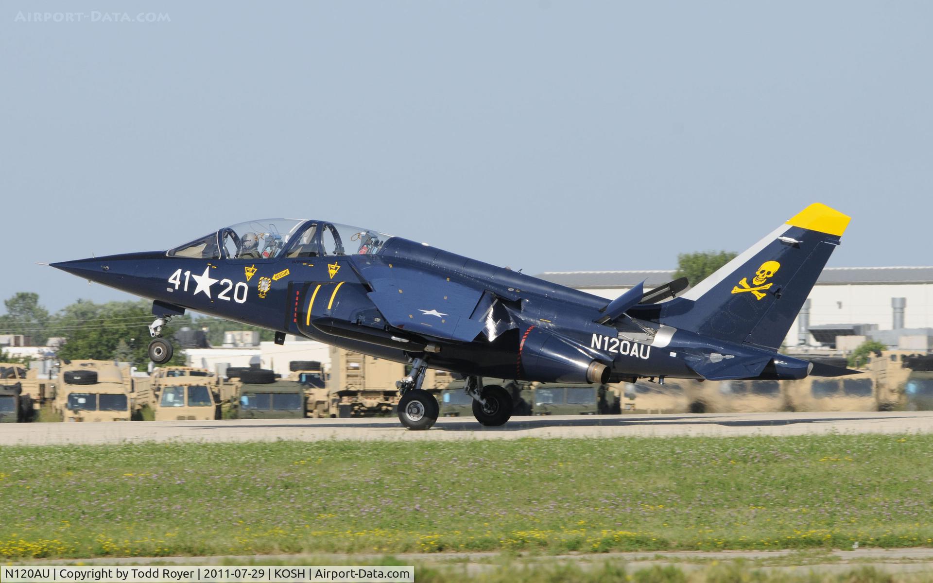N120AU, 1981 Dassault-Dornier Alpha Jet A C/N 0120, AIRVENTURE 2011