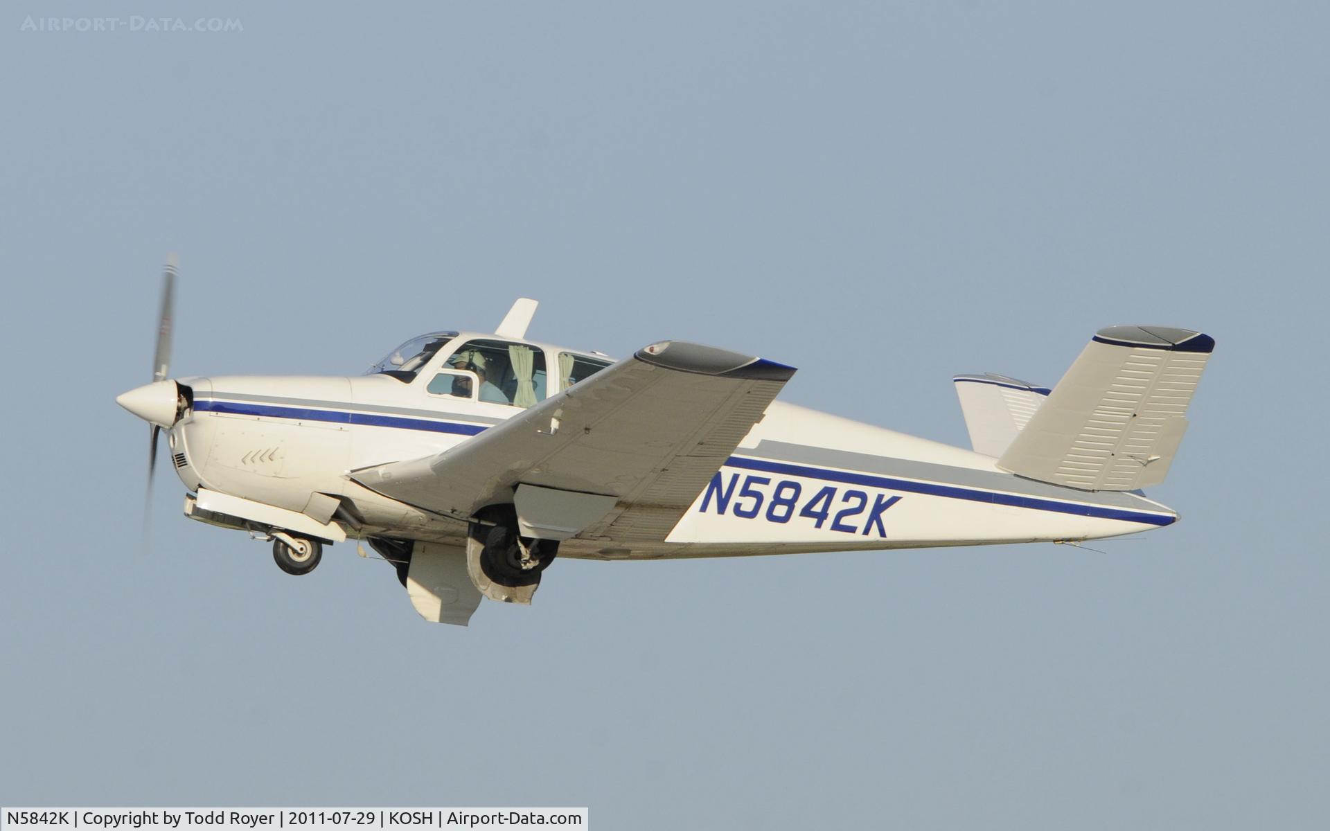 N5842K, 1965 Beech S35 Bonanza C/N D-7853, AIRVENTURE 2011