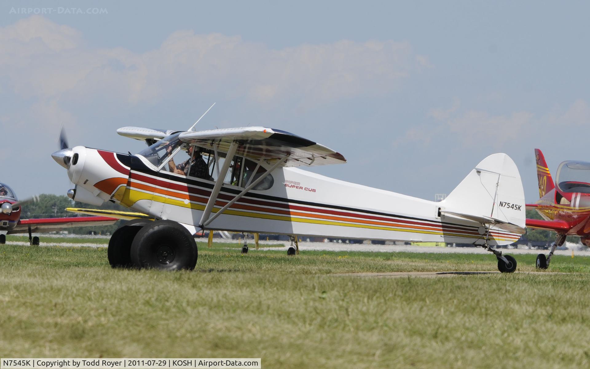 N7545K, 1950 Piper PA-18-105 Super Cub C/N 18-261, AIRVENTURE 2011