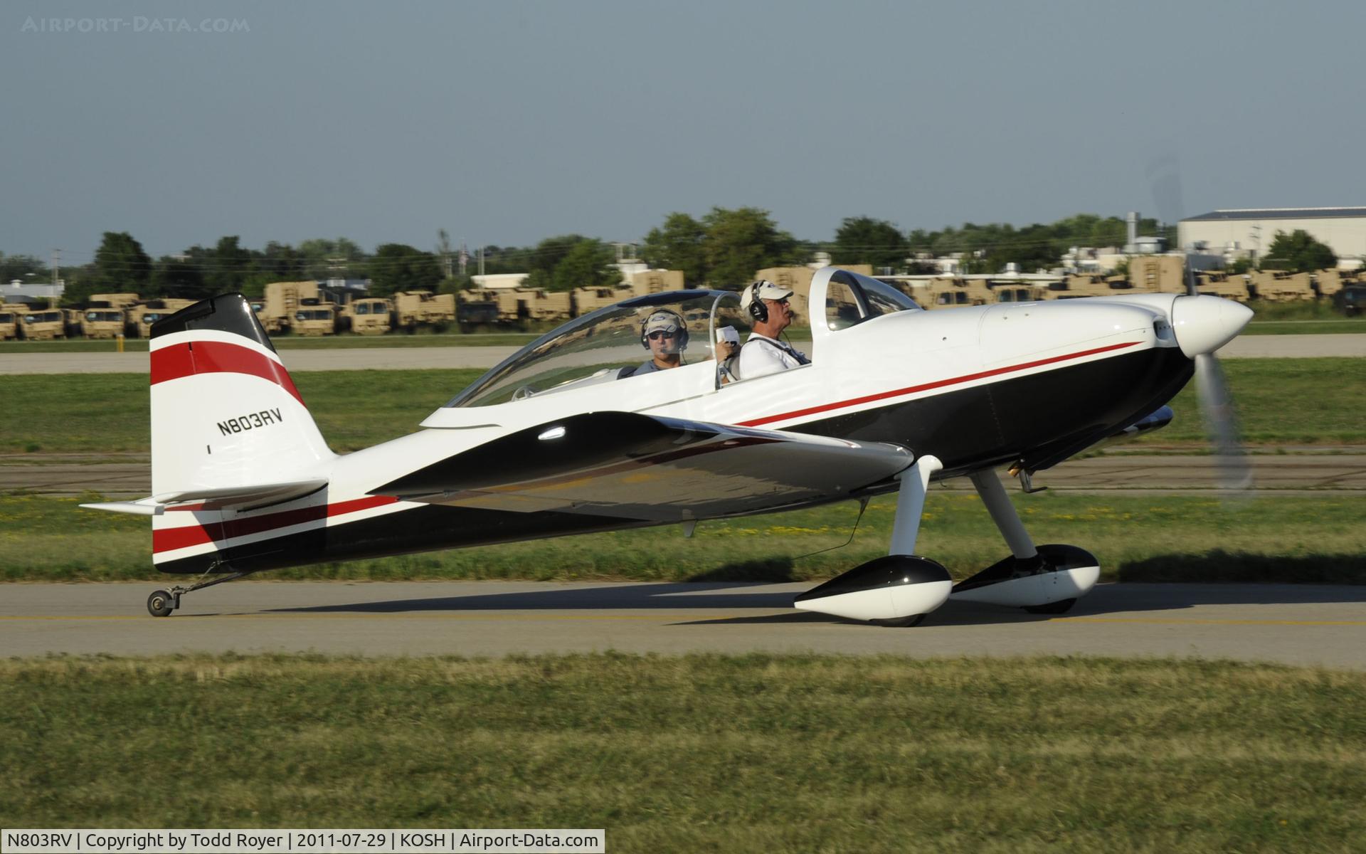 N803RV, 2010 Vans RV-8 C/N 81573, AIRVENTURE 2011