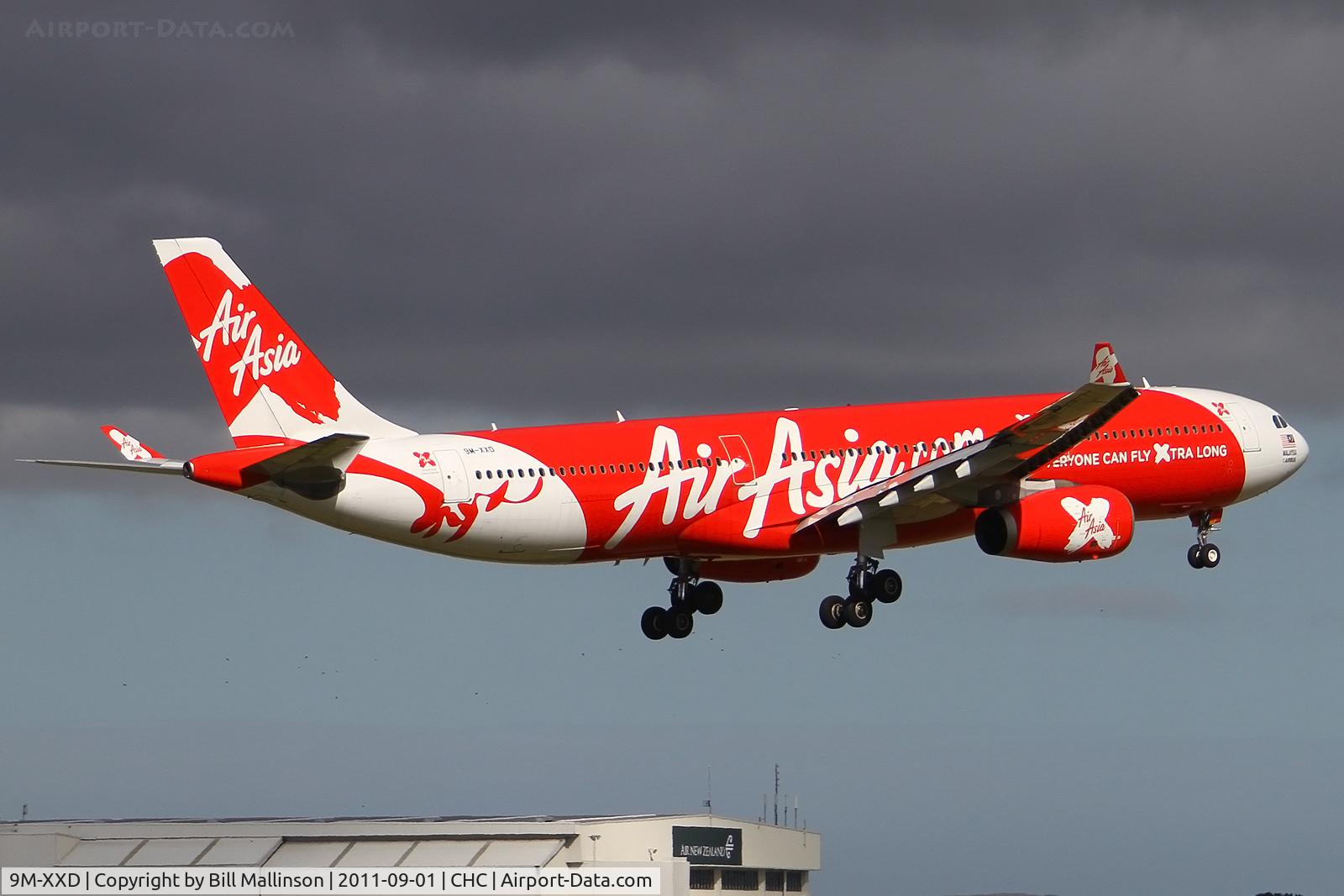 9M-XXD, 2009 Airbus A330-343X C/N 1066, in before the storm