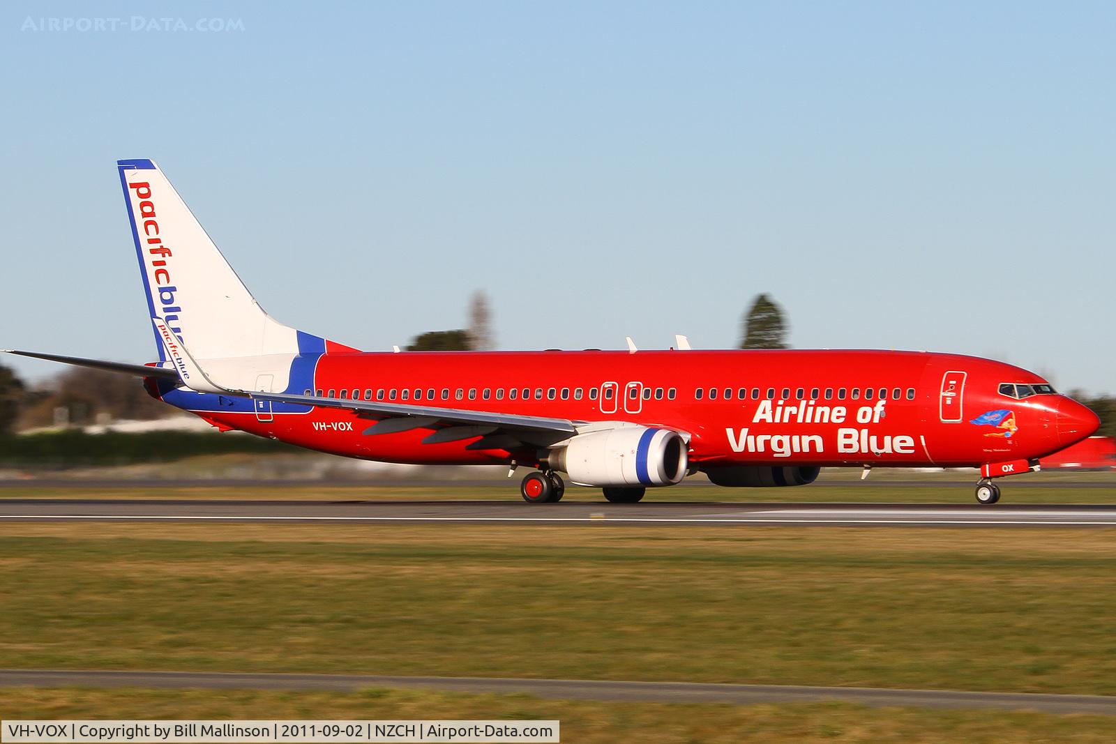 VH-VOX, 2004 Boeing 737-8BK C/N 33017, bring back the Pacific Blue scheme
