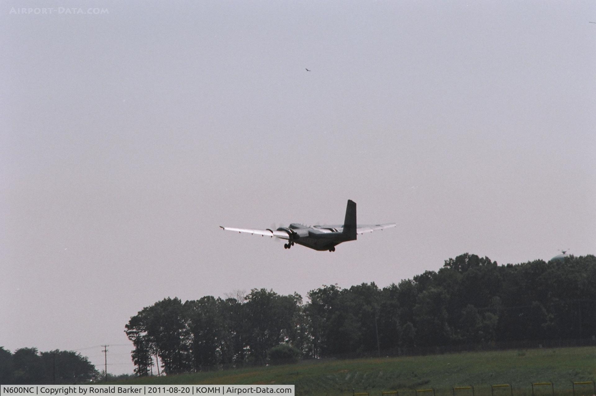 N600NC, 1965 De Havilland Canada DHC-4A Caribou C/N 237, C-7 on takeoff