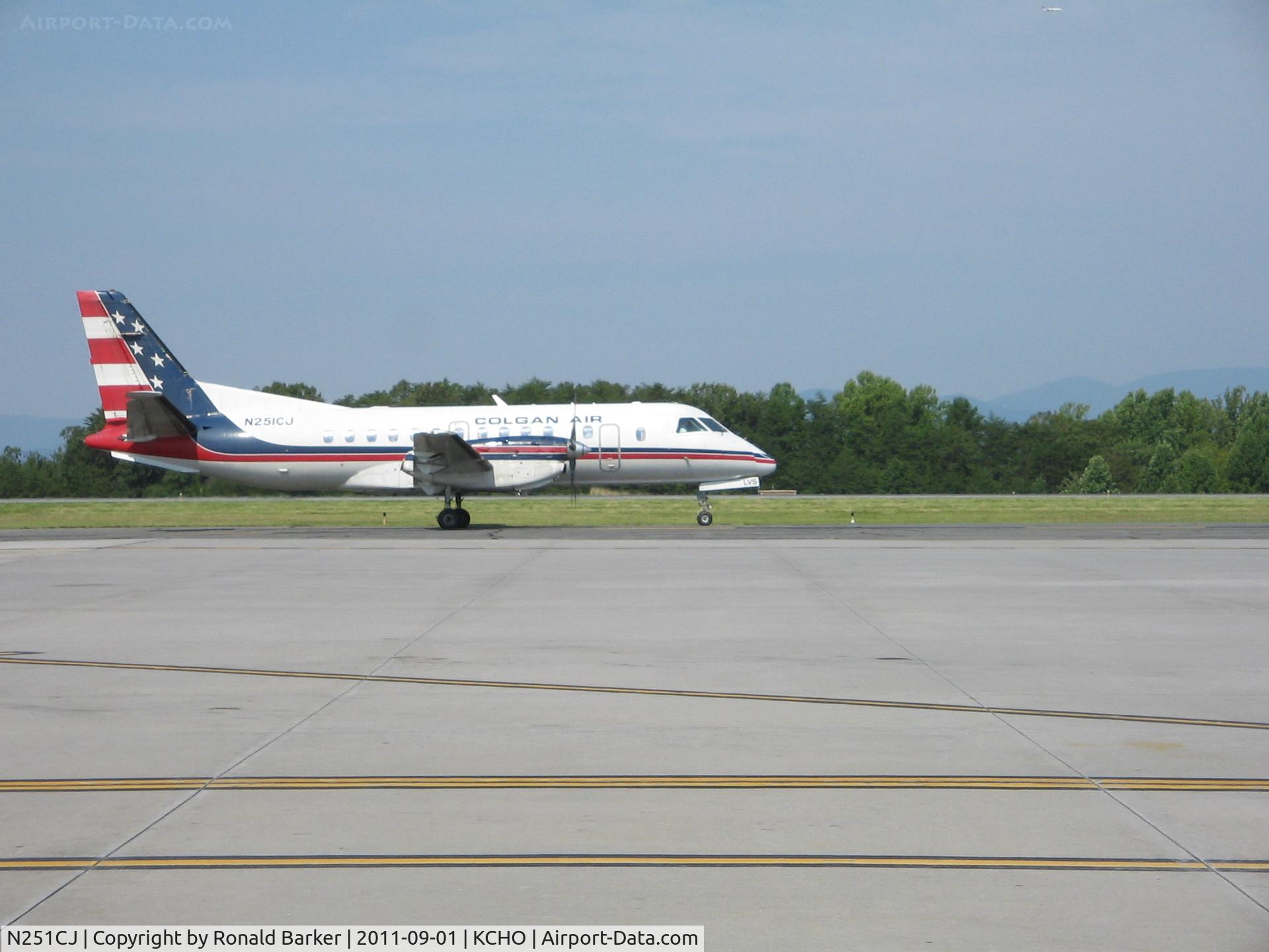 N251CJ, 1991 Saab 340B C/N 340B-251, CHO, VA