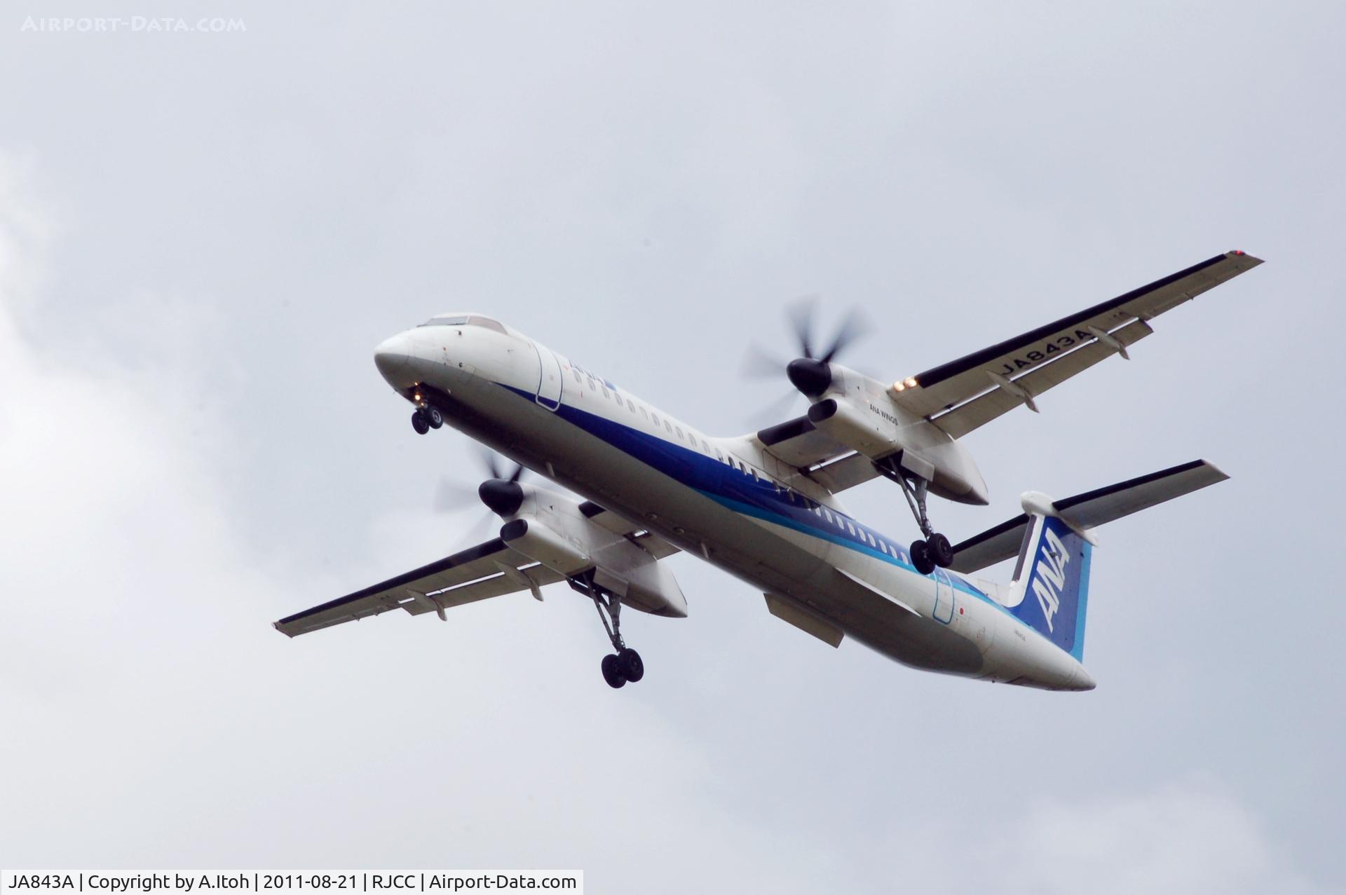 JA843A, 2003 De Havilland Canada DHC-8-402Q Dash 8 C/N 4084, ANA WINGS CO.,LTD  IATA : EH / ICAO : AKX DHC-8-402Q Dash 8 c/n4084