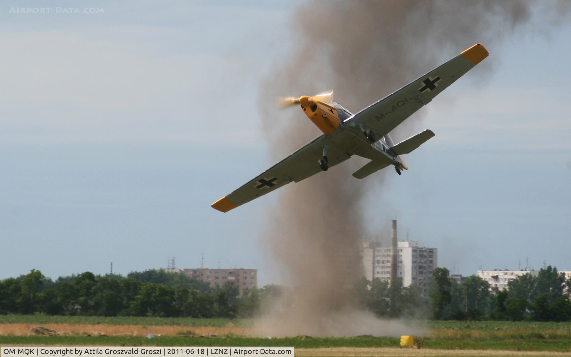 OM-MQK, Zlín Z-226M Trener C/N 282, Nové Zámky Airport - Slovakia (Slovak Republik) SK. - Aerial fight imitation