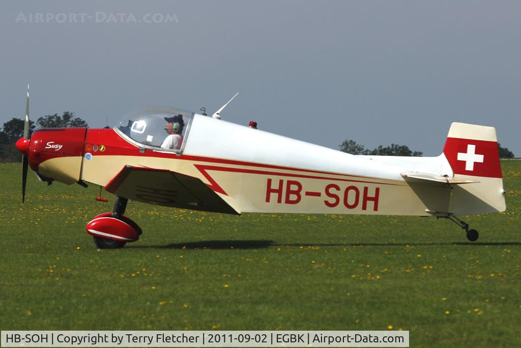 HB-SOH, 1958 Jodel D-11 C/N 489, 1958 Flugzeugbau W. Uetz JODEL D11 (UETZ), c/n: 489 at 2011 LAA Rally