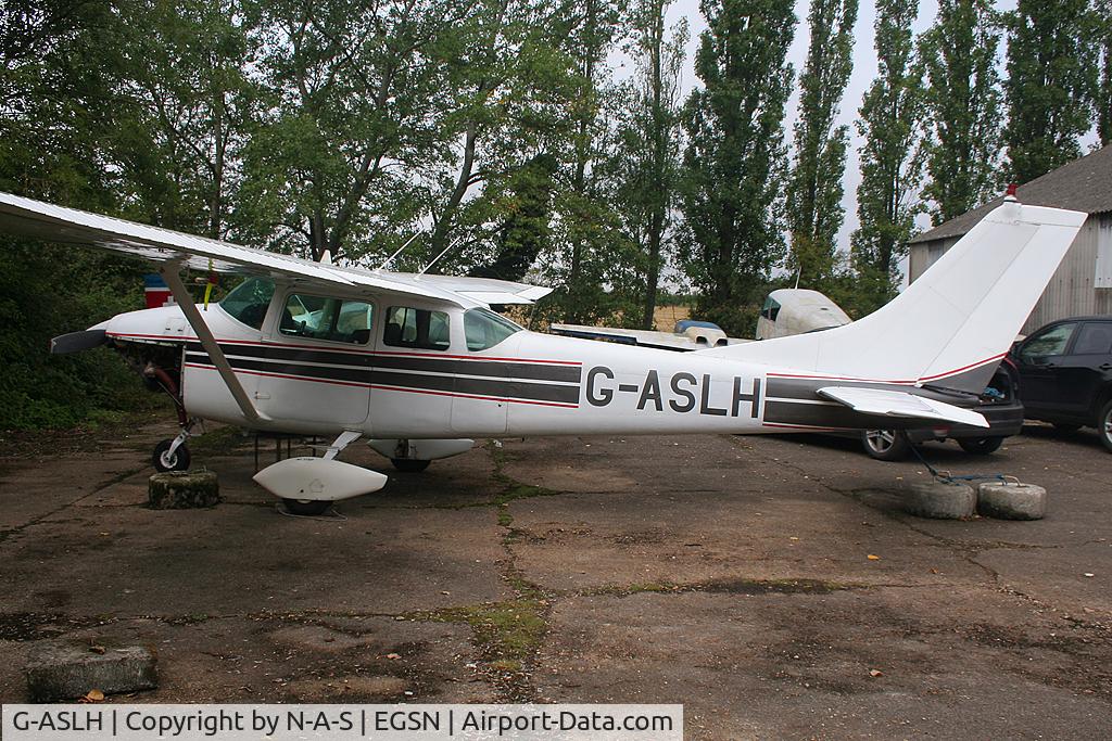 G-ASLH, 1963 Cessna 182F Skylane C/N 182-54905, Parked