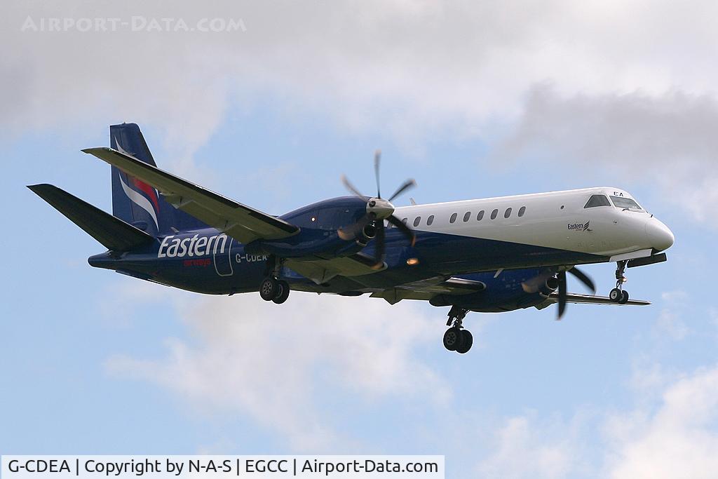 G-CDEA, 1994 Saab 2000 C/N 2000-009, Arriving 23R