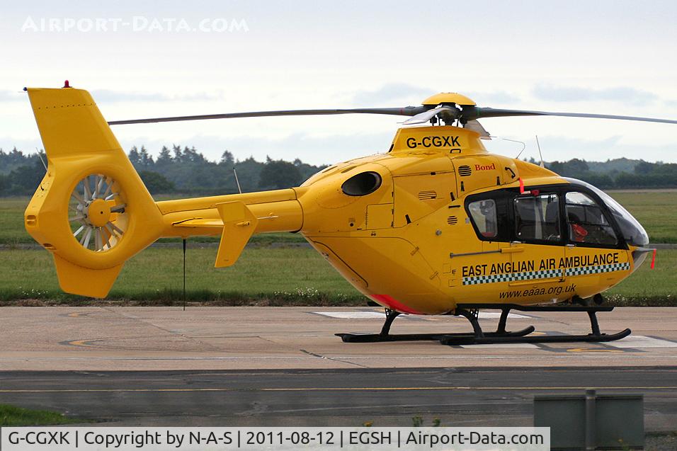 G-CGXK, 1998 Eurocopter EC-135T-1 C/N 0044, New based Helimed