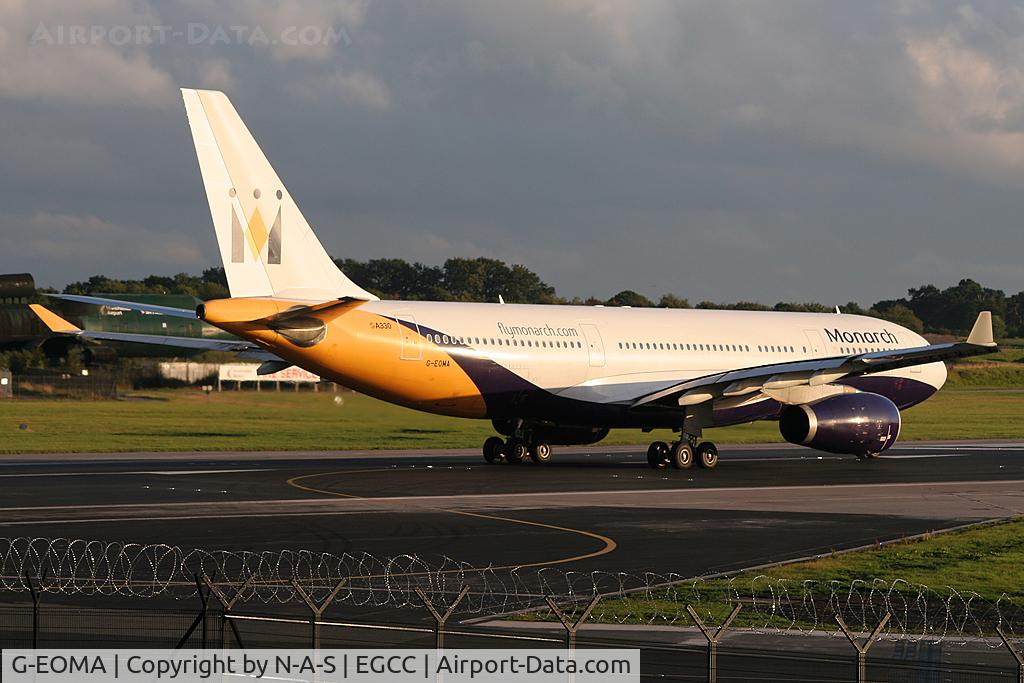 G-EOMA, 1999 Airbus A330-243 C/N 265, Departing 23R