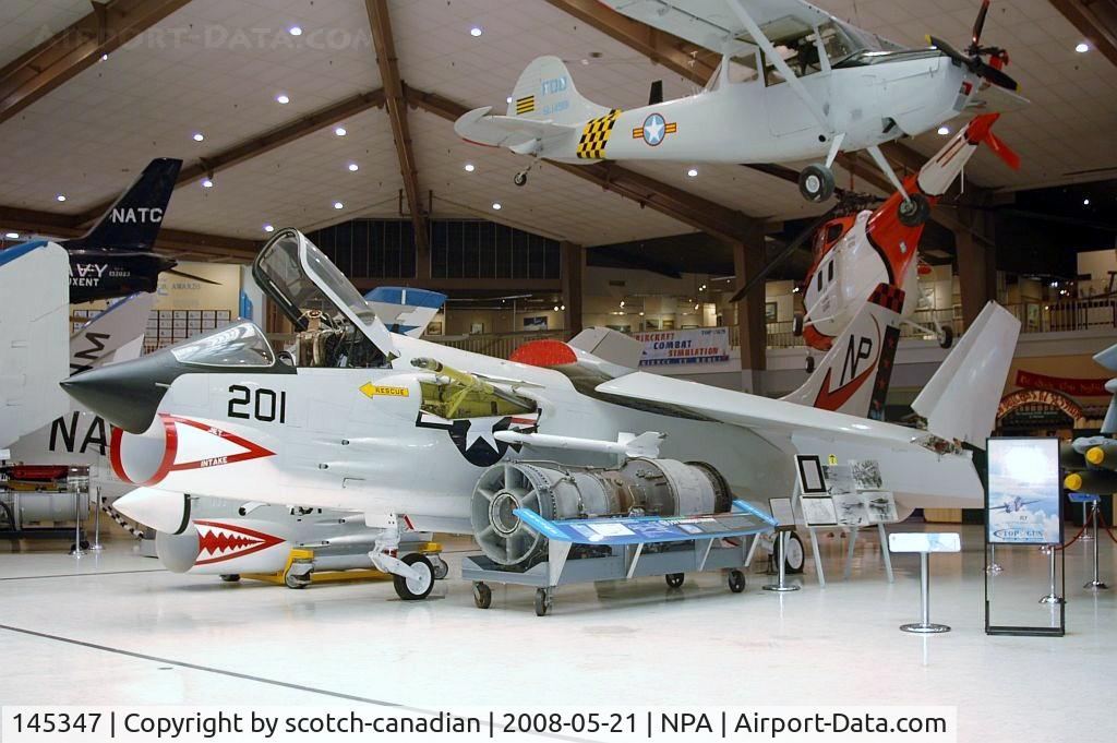 145347, 1957 Vought F-8A Crusader C/N Not found 145347, 1957 Vought F-8A Crusader at the National Naval Aviation Museum, Pansacola, FL