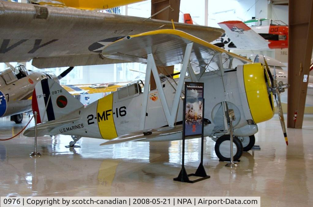 0976, 1937 Grumman F3F-2 C/N 374, 1937 Grumman F3F-2 at the National Naval Aviation Museum, Pansacola, FL