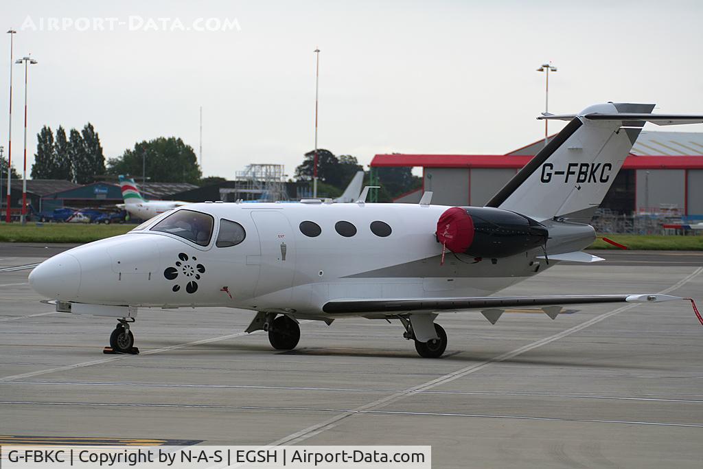 G-FBKC, 2008 Cessna 510 Citation Mustang Citation Mustang C/N 510-0127, Parked at Saxon Air