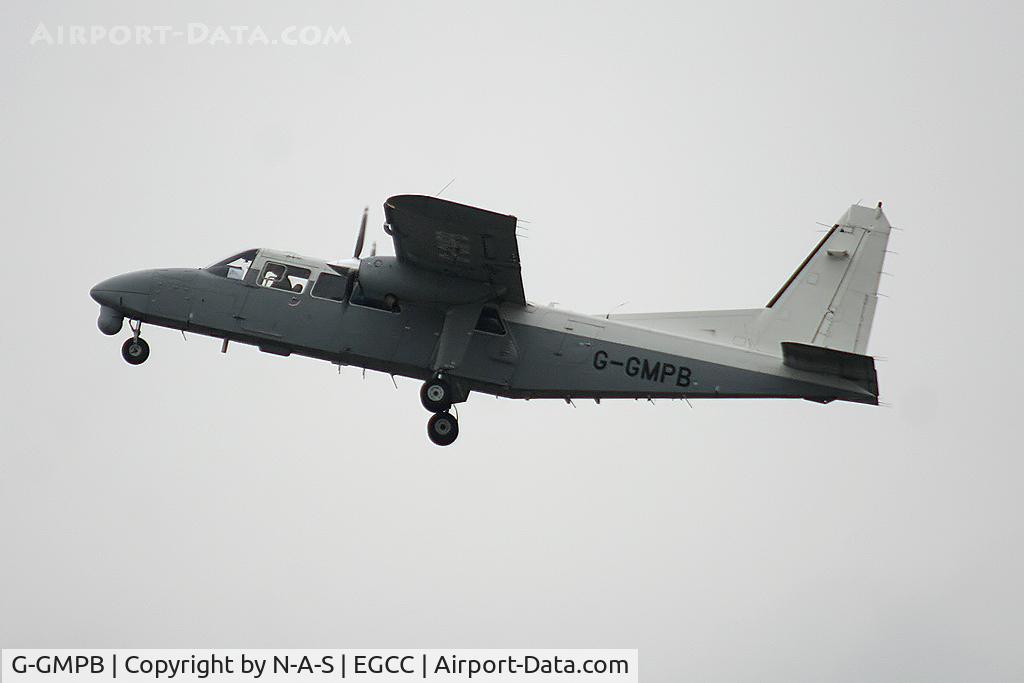 G-GMPB, 2002 Pilatus Britten-Norman BN-2T-4S Defender 4000 C/N 4011, Departing