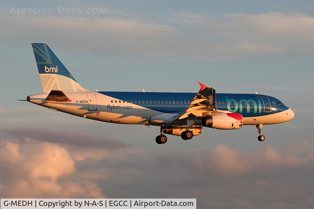 G-MEDH, 2003 Airbus A320-232 C/N 1922, Arriving 23R