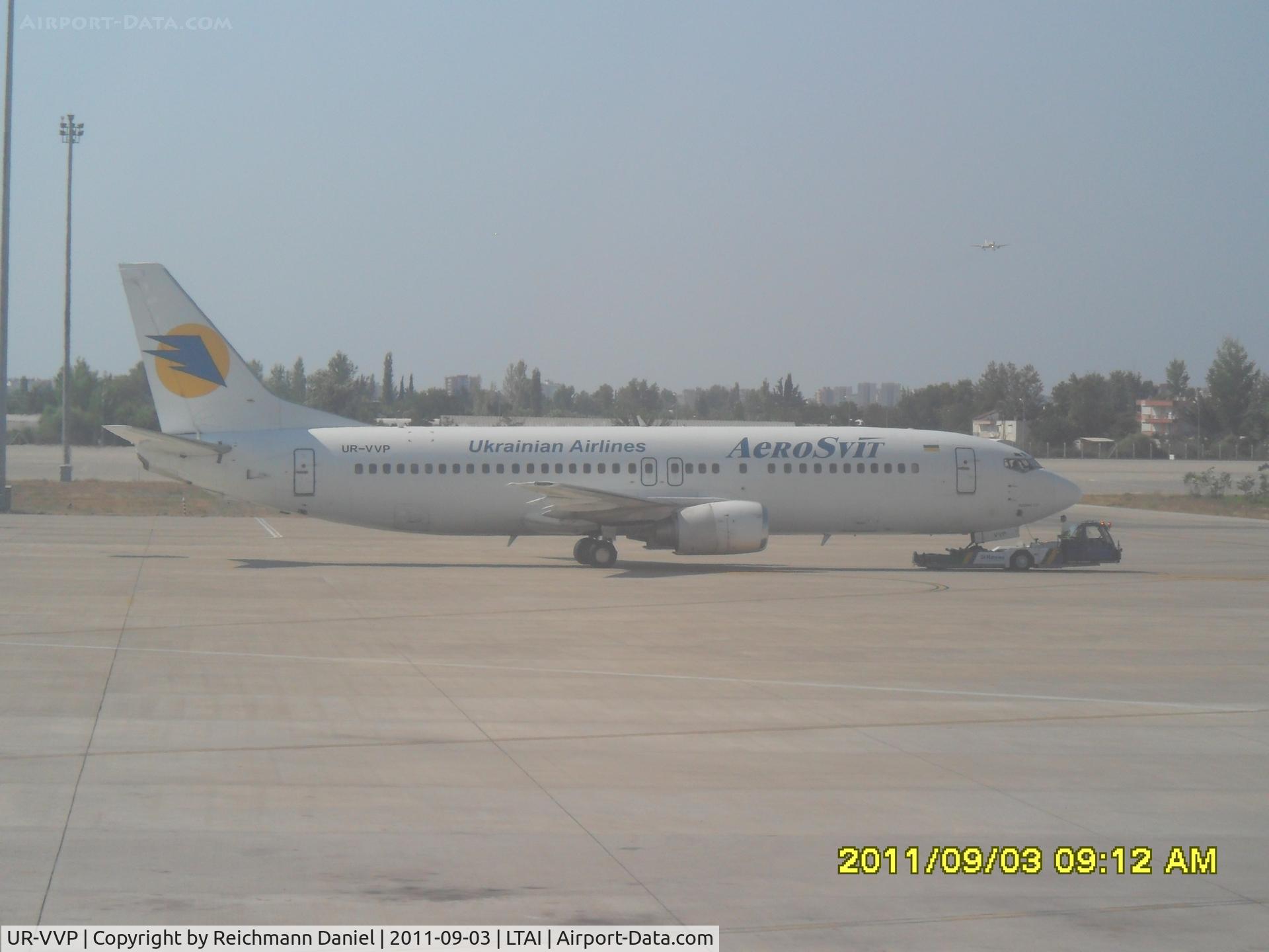 UR-VVP, 1993 Boeing 737-4Q8 C/N 26290/2482, Preparing for take off to kiev!