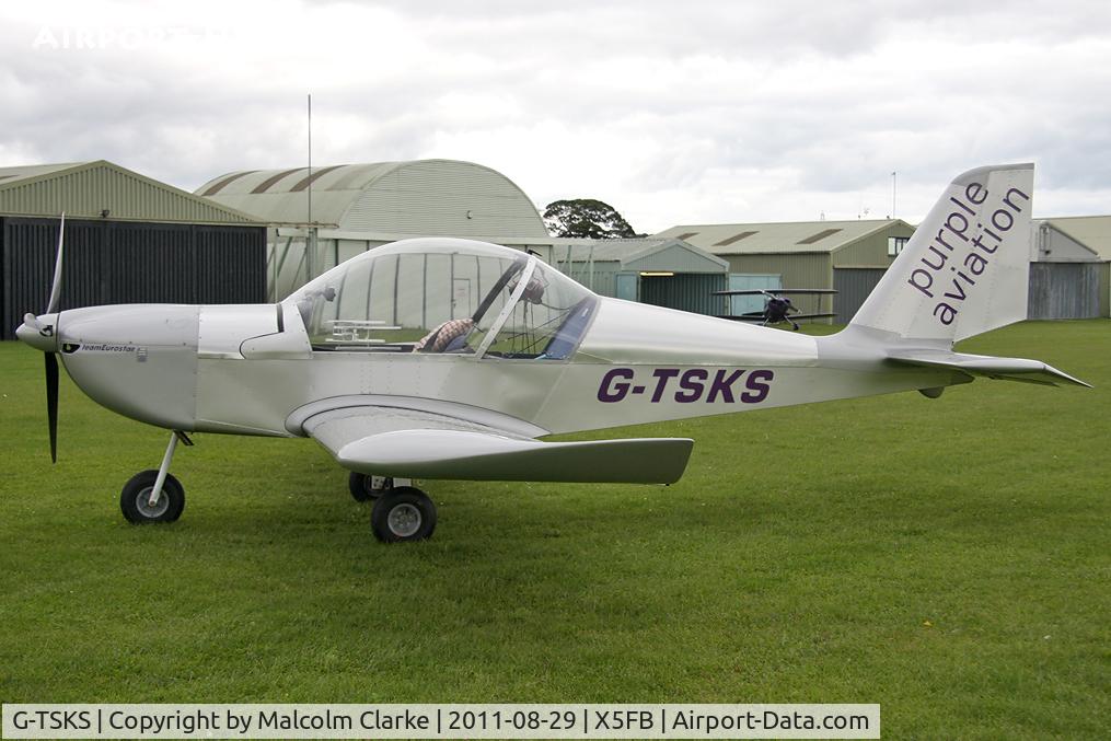 G-TSKS, 2009 Cosmik EV-97 TeamEurostar UK C/N 3320, Cosmik EV-97 Eurostar at Fishburn Airfield, August 2011.