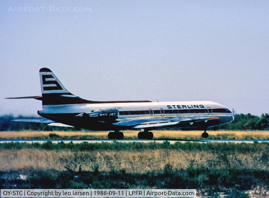 OY-STC, 1966 Sud Aviation SE-210 Caravelle 10B3 Super B C/N 212, T/O run Faro Portugal 11.9.86