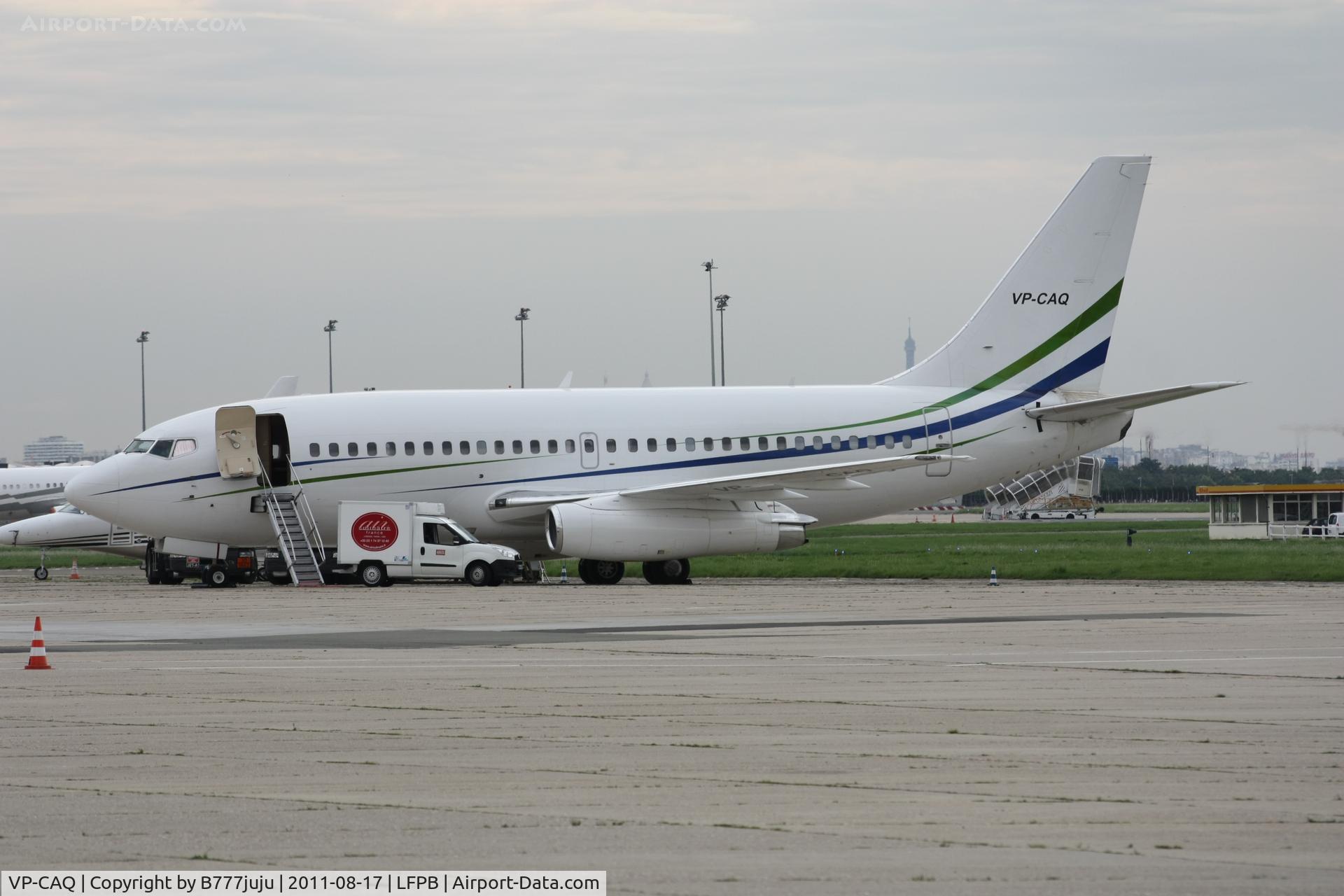 VP-CAQ, 1981 Boeing 737-2V6 C/N 22431, on transit at Le Bourget
