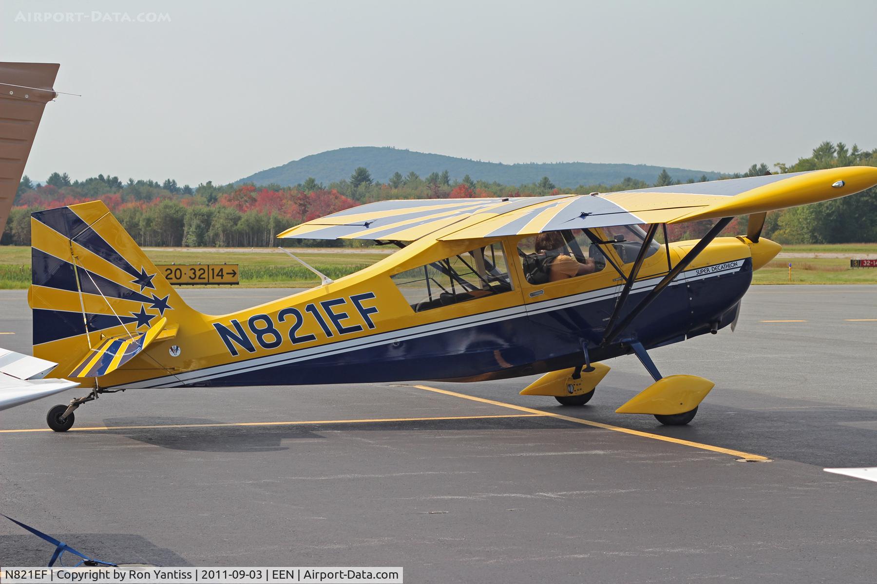 N821EF, 2008 American Champion 8KCAB Super Decathlon C/N 1058-2007, Ready to go. IAC Chapter 35 Meet at Dillant-Hopkins Airport, Keene, NH