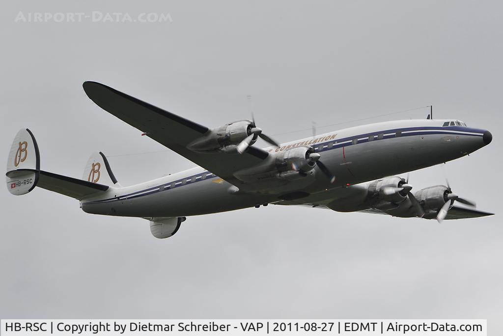 HB-RSC, 1955 Lockheed C-121C Super Constellation (L-1049F) C/N 1049F-4175, Breitling Constellation