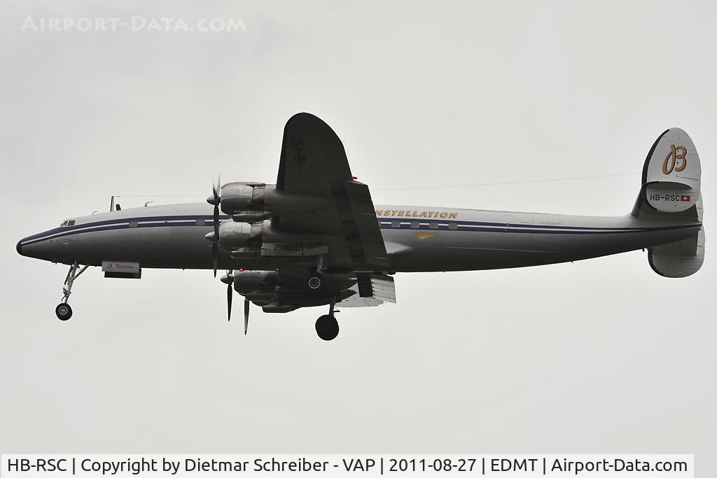 HB-RSC, 1955 Lockheed C-121C Super Constellation (L-1049F) C/N 1049F-4175, Breitling Constellation