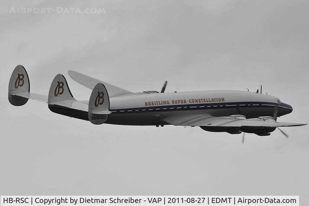 HB-RSC, 1955 Lockheed C-121C Super Constellation (L-1049F) C/N 1049F-4175, Breitling Constellation