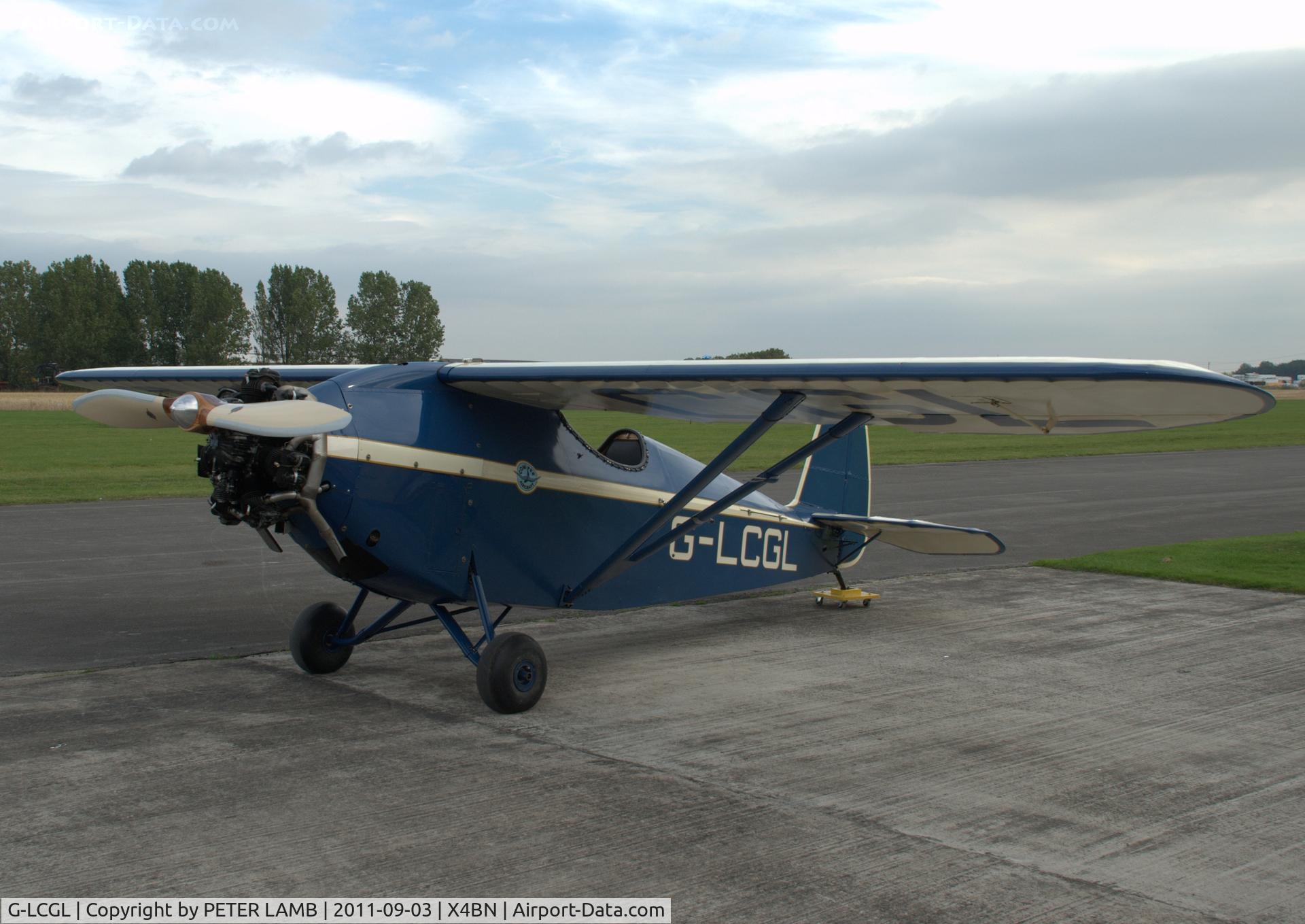G-LCGL, 1993 Comper CLA7 Swift Replica C/N PFA 103-11089, Photo taken at Breighton E.Yorks