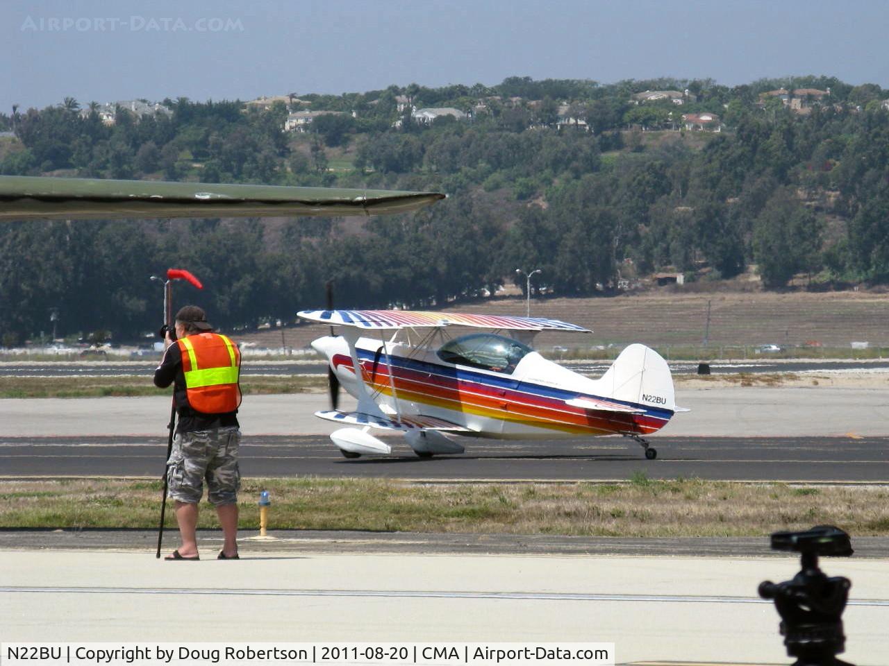 N22BU, 1987 Christen Eagle II C/N BRUNER 0001, 1987 Bruner/Ulmer CHRISTEN EAGLE II, Lycoming AEIO-360 180 Hp, taxi