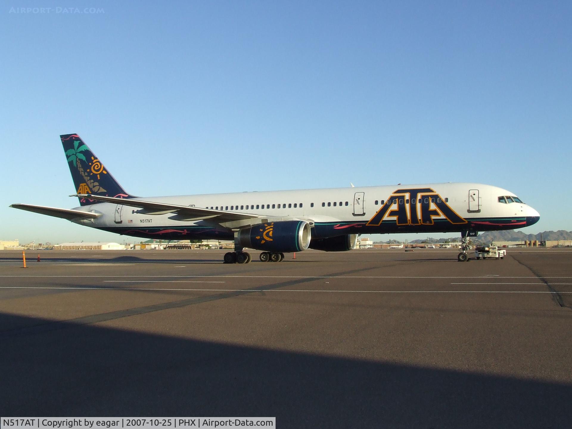 N517AT, 1996 Boeing 757-23N C/N 27973, ATA had just went out of business when this picture was taken.