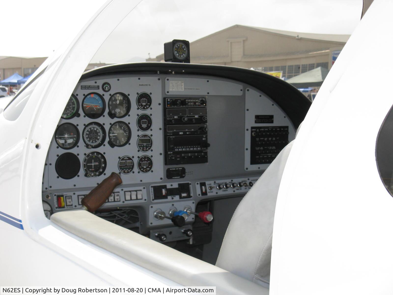 N62ES, 1997 Lancair ES C/N 010, 1997 Beushausen LANCAIR ES, Continental IO-550 300 Hp, panel