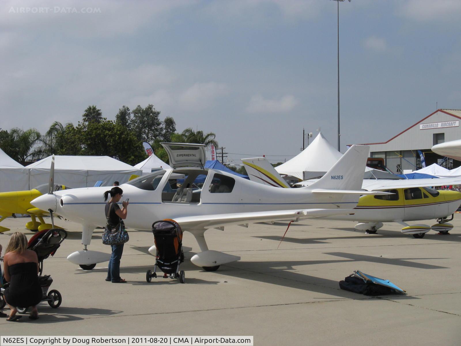 N62ES, 1997 Lancair ES C/N 010, 1997 Beushausen LANCAIR ES, Continental IO-550 300 Hp