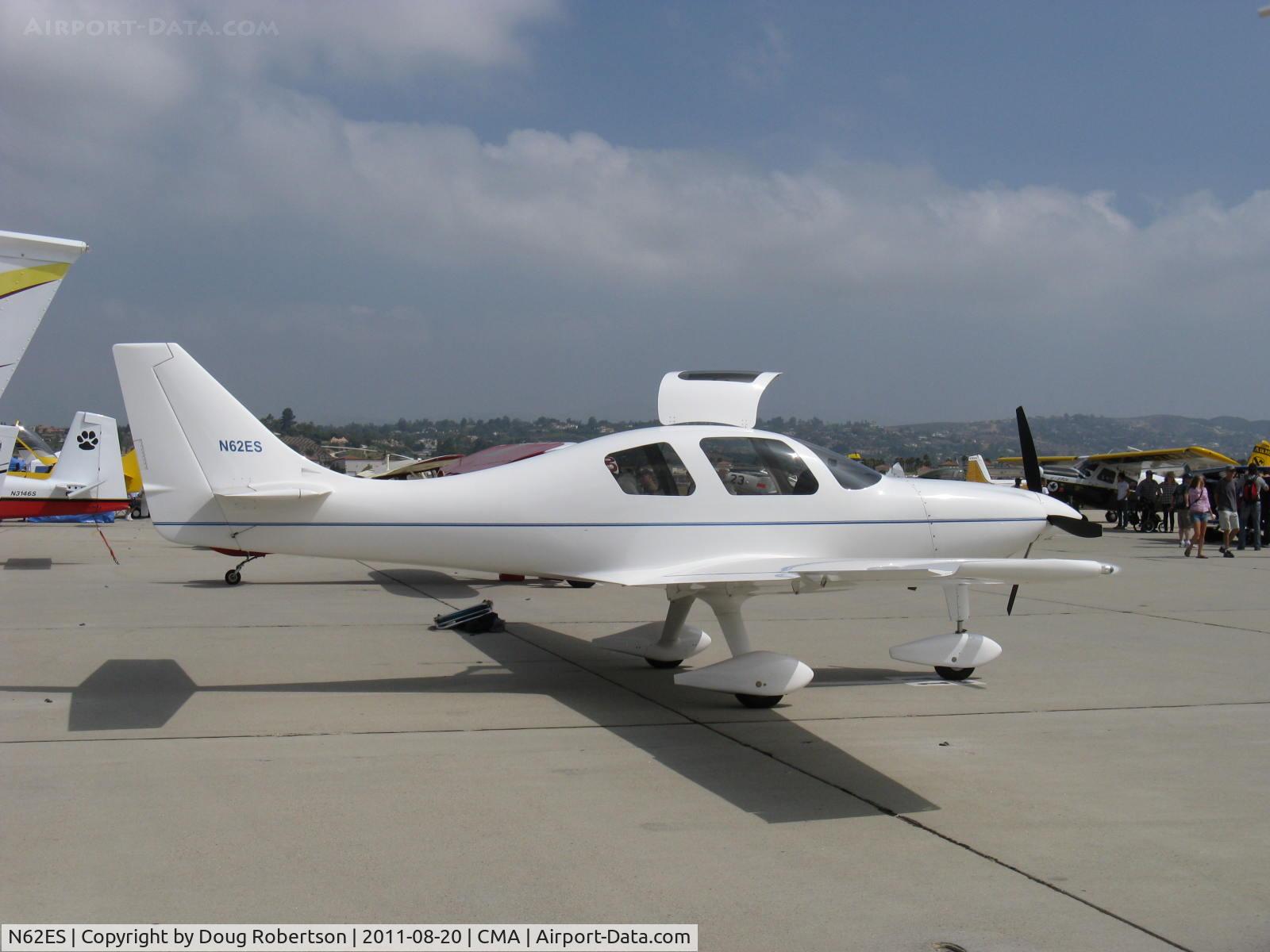N62ES, 1997 Lancair ES C/N 010, 1997 Beushausen LANCAIR ES, Continental IO-550 300 Hp