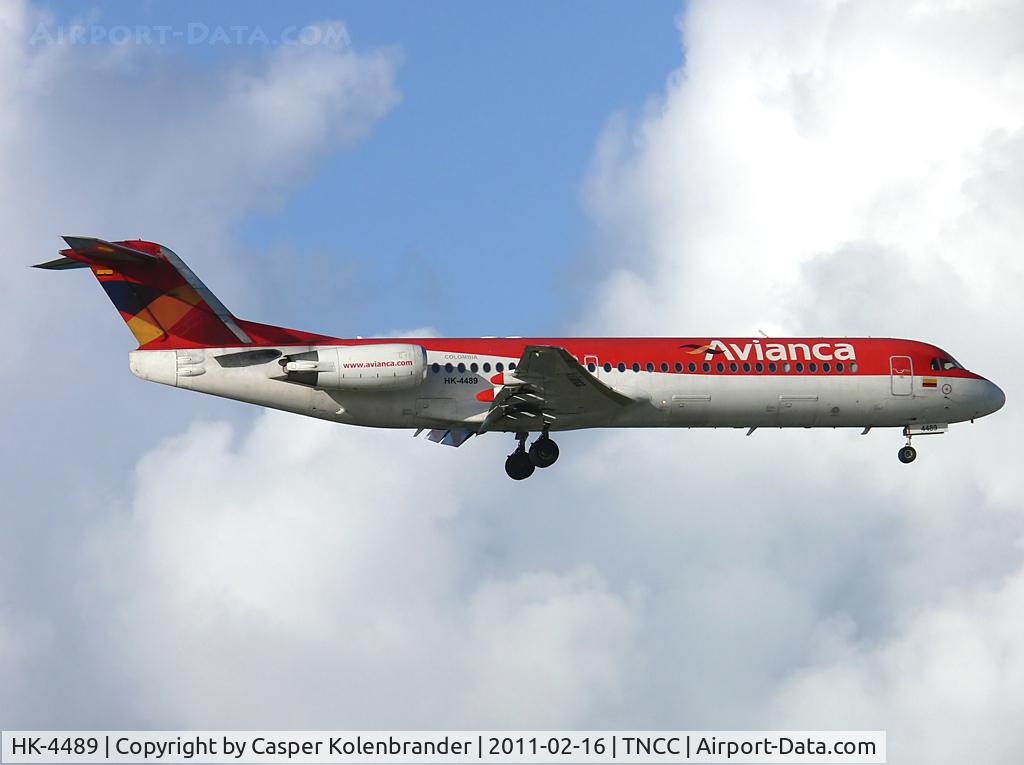 HK-4489, 1992 Fokker 100 (F-28-0100) C/N 11377, Avianca Colombia