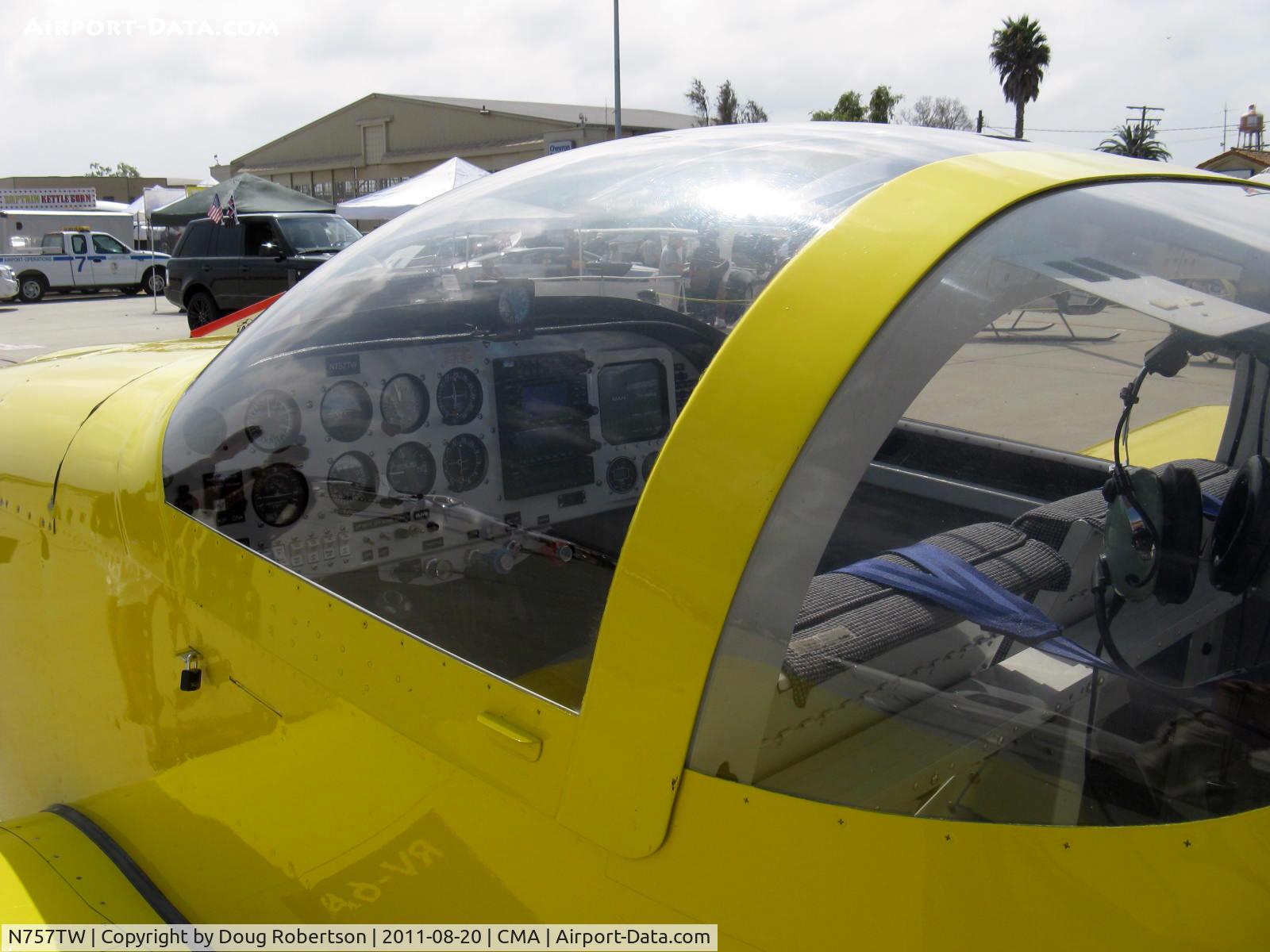 N757TW, 2002 Vans RV-6A C/N 23911, 2002 Kummer VAN's RV-6A, Lycoming O-360 188 Hp, panel