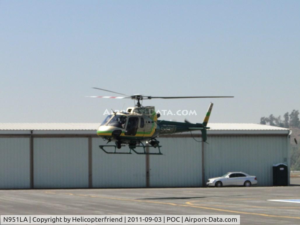 N951LA, 2010 Eurocopter AS-350B-2 Ecureuil C/N 4933, Entering LA Co helipad area