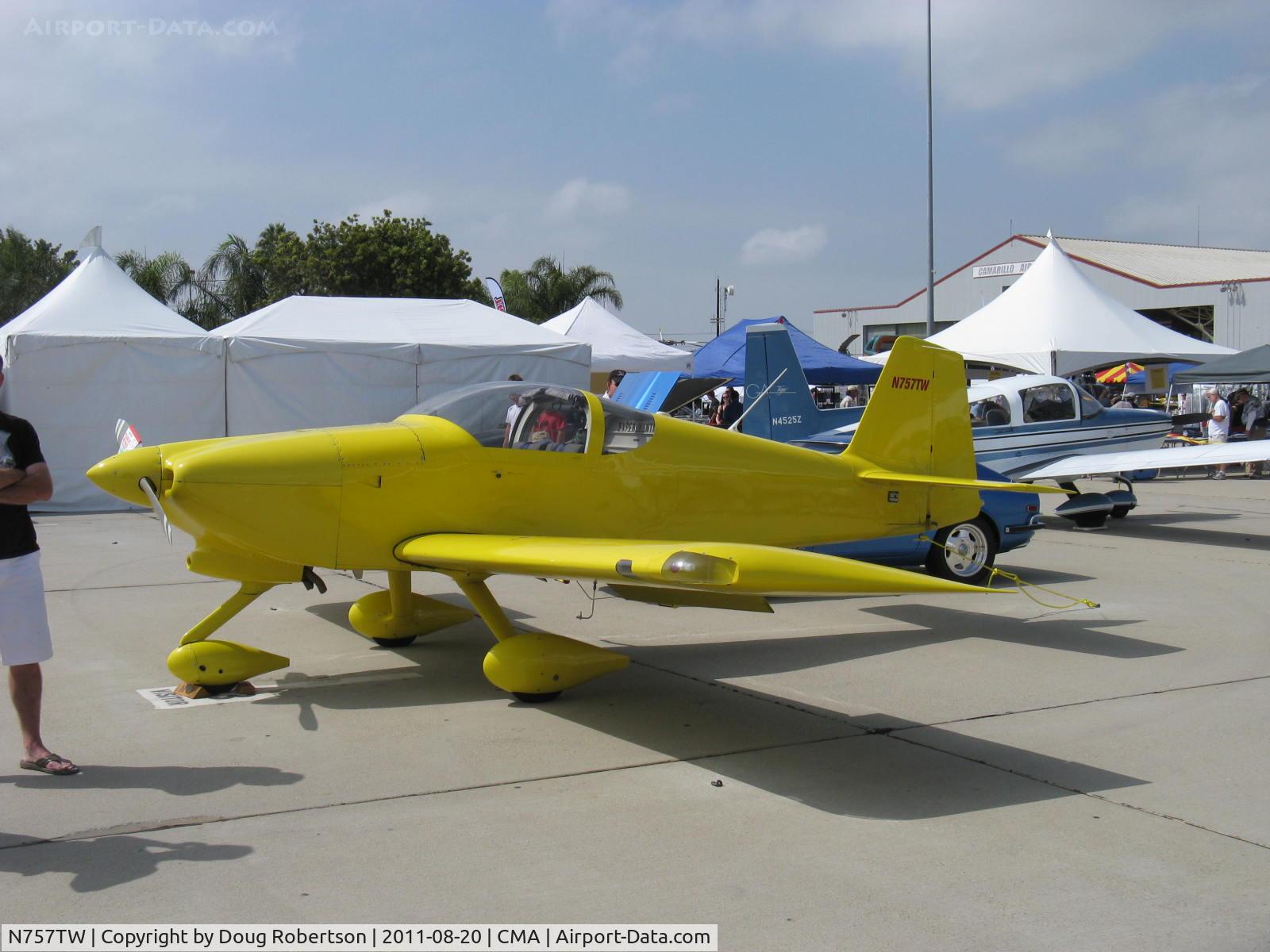 N757TW, 2002 Vans RV-6A C/N 23911, 2002 Kummer VAN's RV-6A, Lycoming O-360 188 Hp
