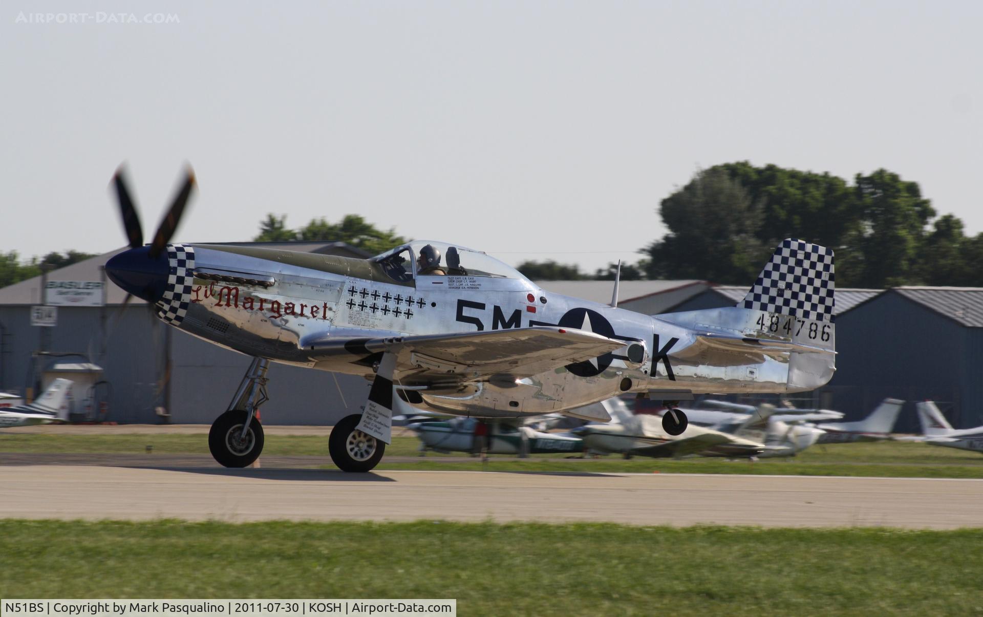 N51BS, 1958 North American P-51D Mustang C/N 44-73822, North American P-51D