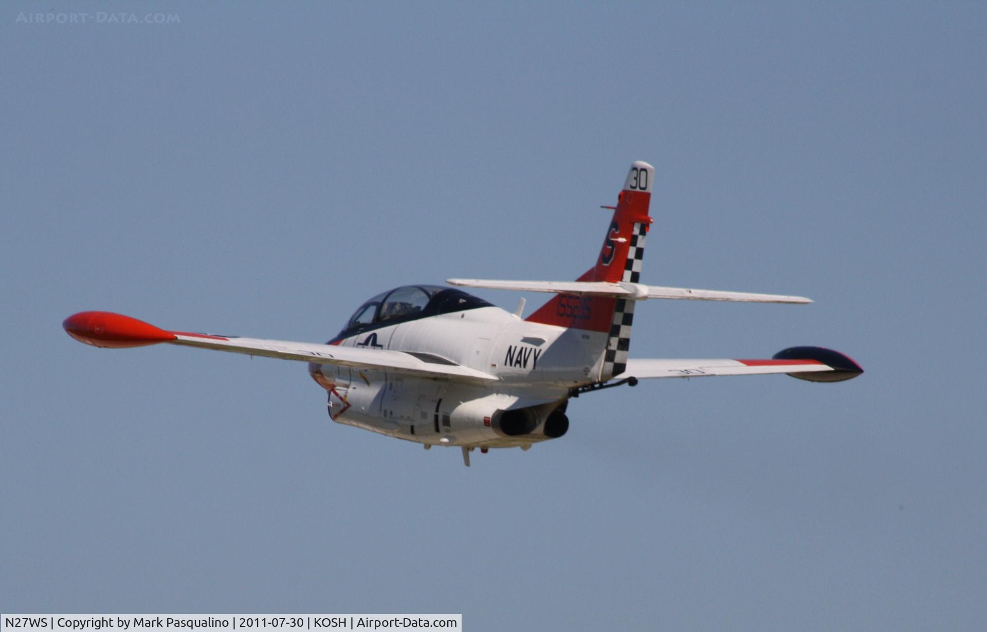 N27WS, North American T-2B Buckeye C/N 310-30, North American T-2B