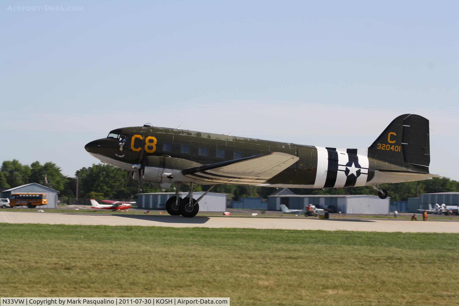 N33VW, 1943 Douglas DC3C-S1C3G (C-47A) C/N 20401, Douglas DC3C