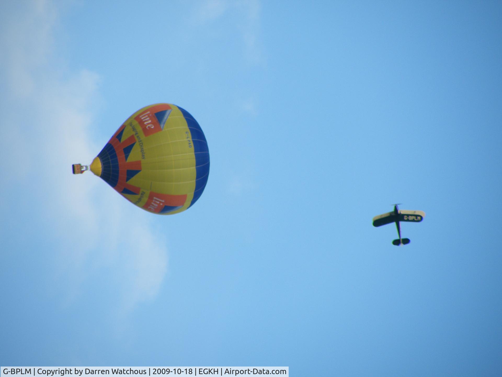 G-BPLM, 1948 Stampe-Vertongen SV-4C C/N 1004, Balloon chasing