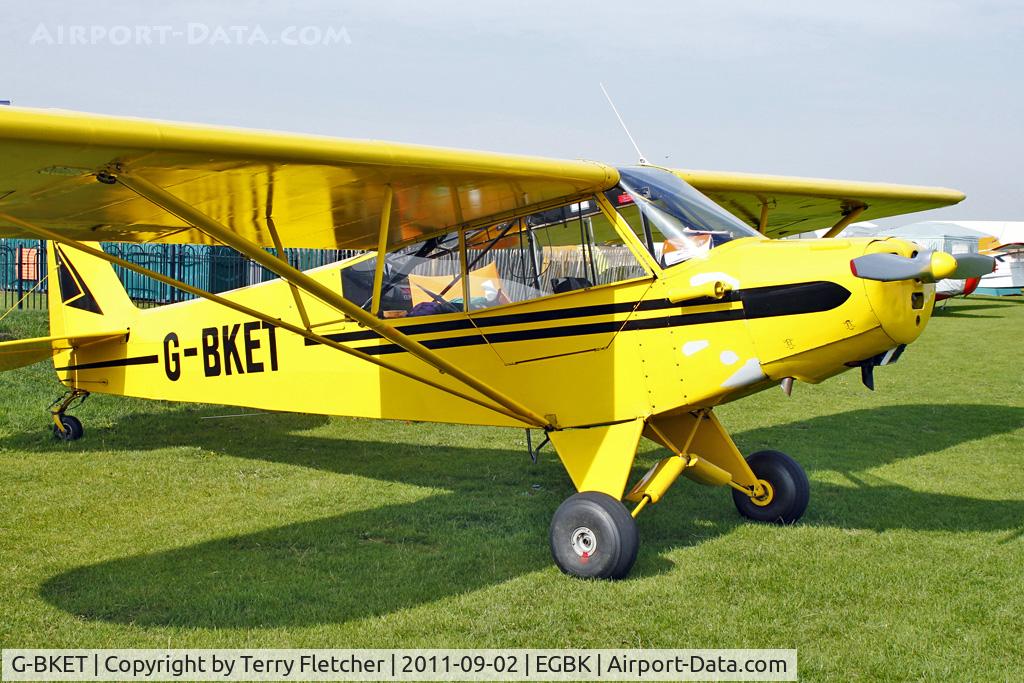 G-BKET, 1952 Piper L-18C Super Cub C/N 18-1990, 1952 Piper PIPER L18C, c/n: 18-1990
formerly with Italian Army as MM52-2390
at 2011 LAA Rally