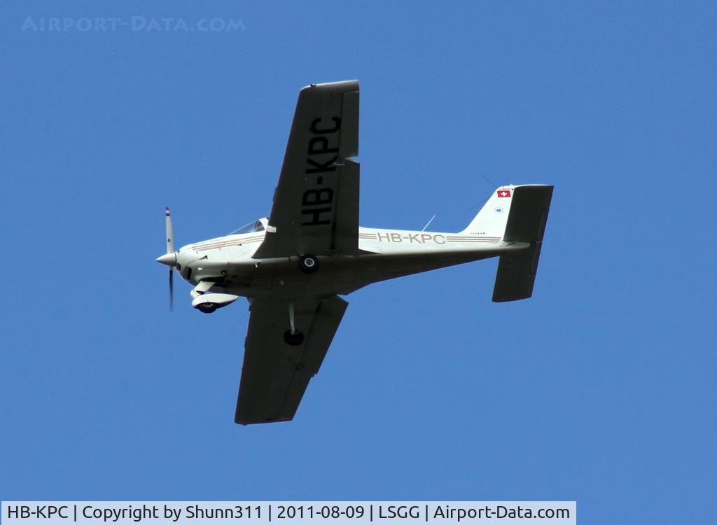 HB-KPC, 2008 Tecnam P-2002 Sierra C/N 084, Landing rwy 23 'GAZON'