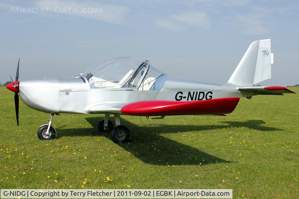 G-NIDG, 2000 Aerotechnik EV-97 Eurostar C/N PFA 315-13580, At 2011 LAA Rally