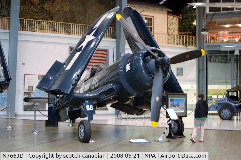 N766JD, Goodyear FG-1D Corsair C/N 3507, Goodyear FG1D at National Naval Aviation Museum, Pensacola, FL