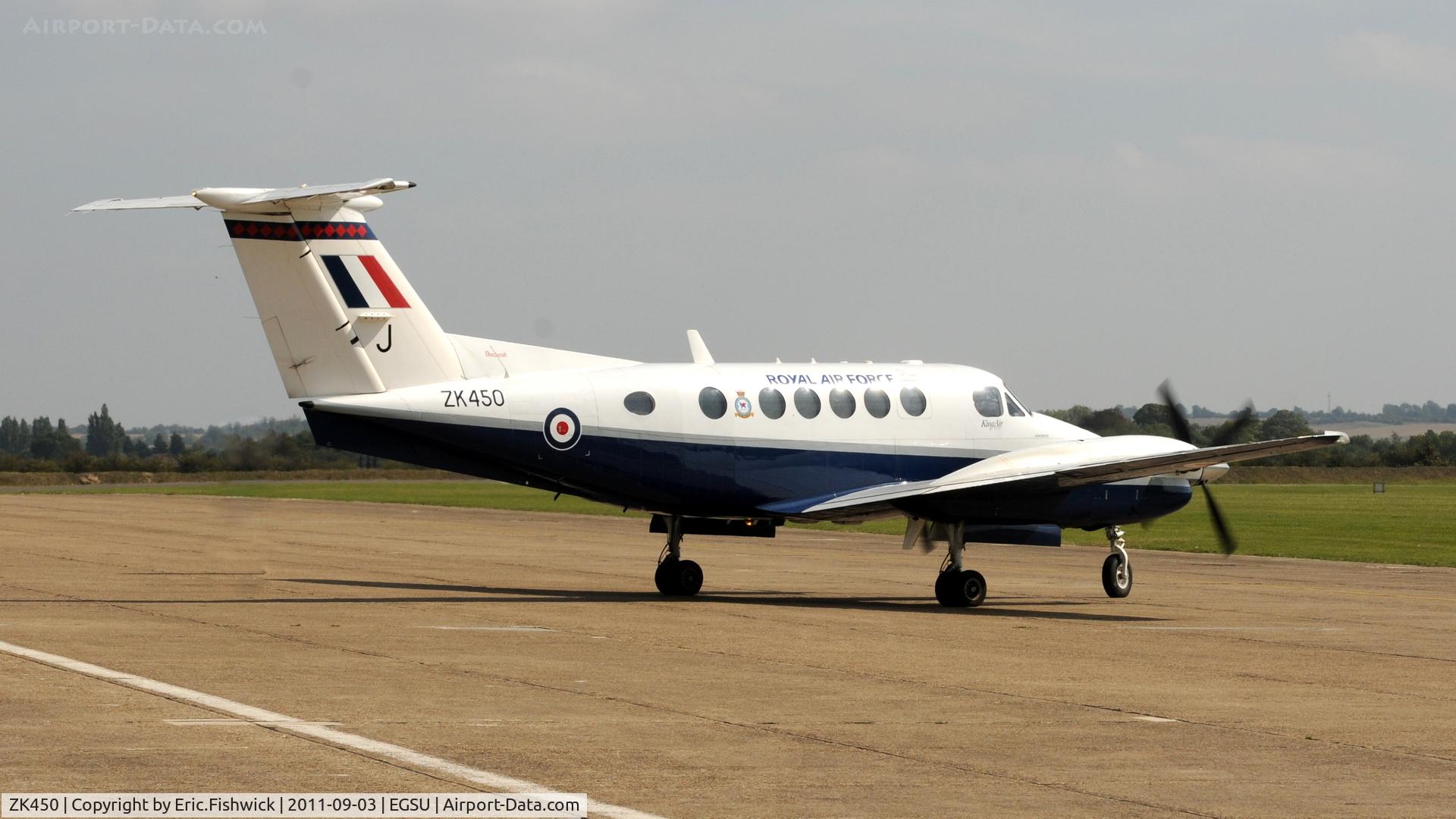 ZK450, 2003 Raytheon B200 King Air C/N BB-1829, 2. ZK450 at The Duxford Air Show, September 2011
