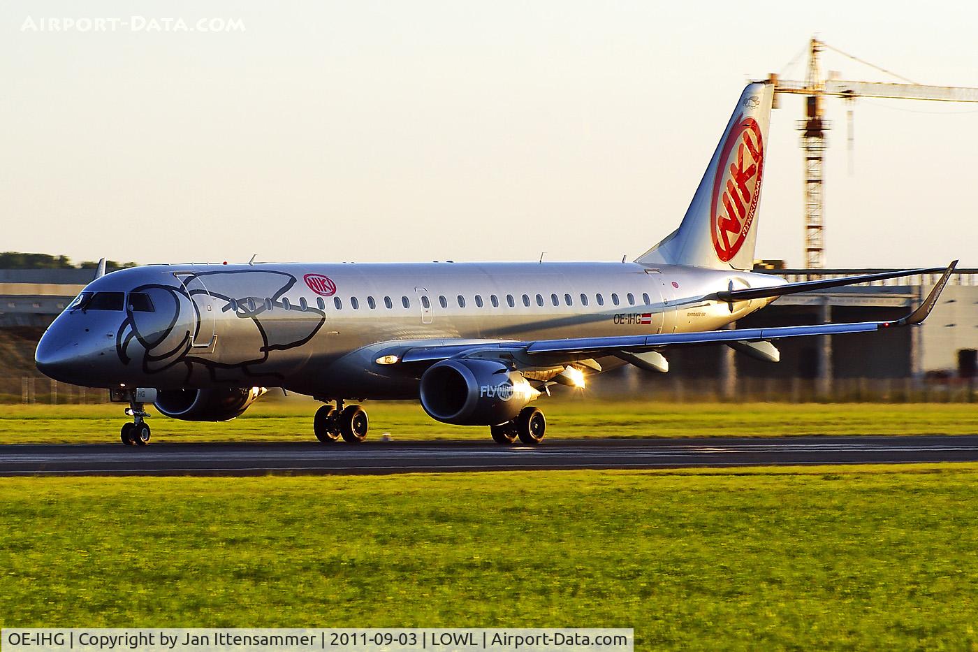 OE-IHG, 2011 Embraer 190LR (ERJ-190-100LR) C/N 19000435, OE-IHG Q LOWL